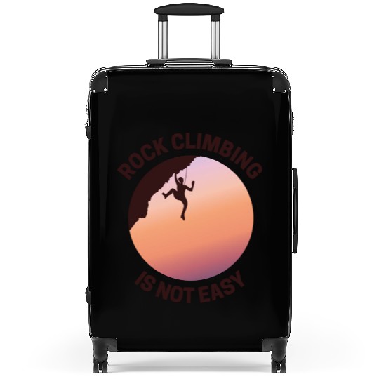 Rock Climbing Rappelling Not Easy Suitcases