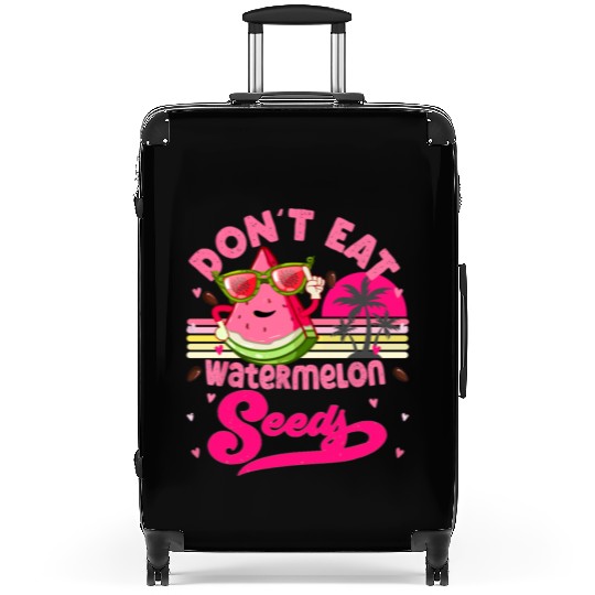 Don't Eat Watermelon Seeds Maternity Summer Fruit Suitcases