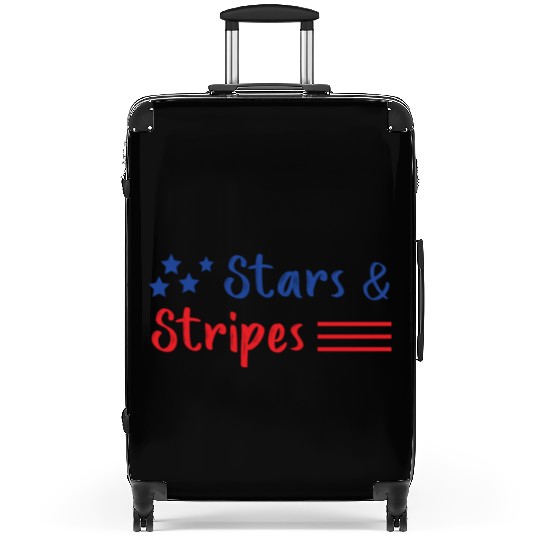 Stars and Stripes Us Flag Suitcases