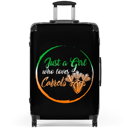 Carrot Vegetable Suitcases, Just A Girl Who Loves