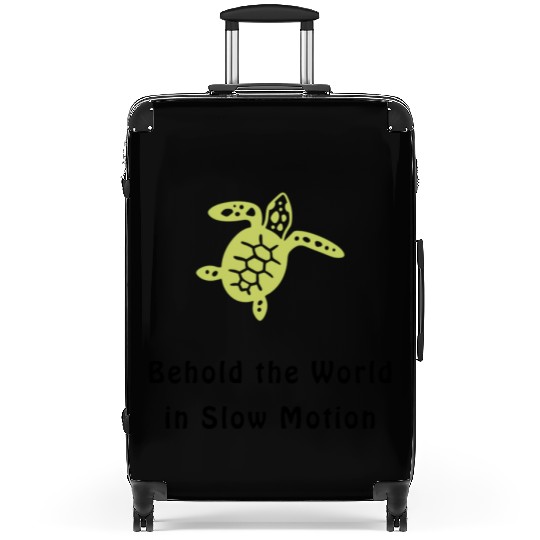 Green Sea Turtle Behold the World in Slow Motion Suitcases