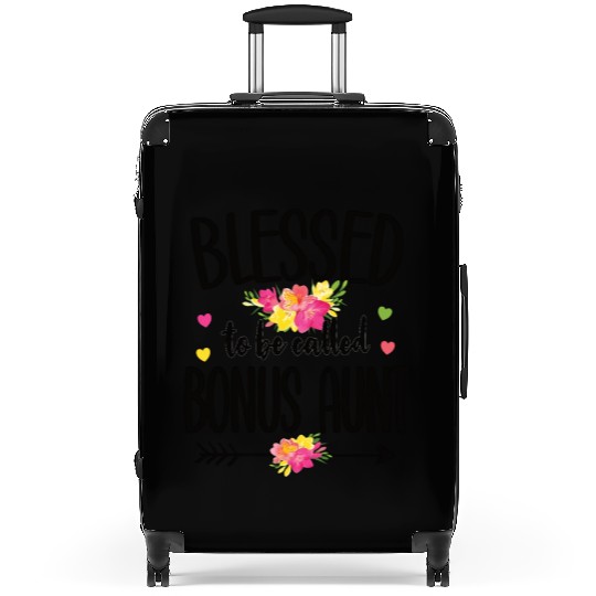 Blessed Bonus Aunt Proud Step Auntie Gifts Suitcases