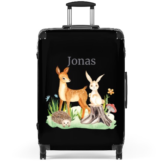 Forest Animal Forest Animal Deer Rabbit Hedgehog Suitcases