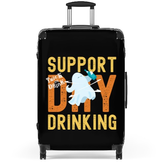 Support Day Drinking Halloween Suitcases