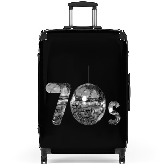 70s Silver Disco Suitcases