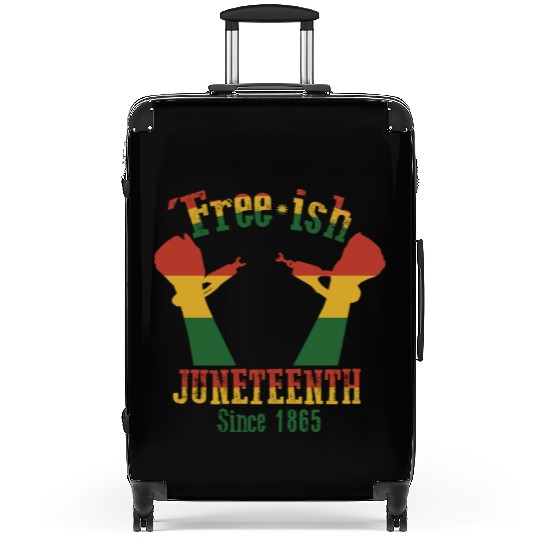 Juneteenth Black History Day Pride Gift Suitcases
