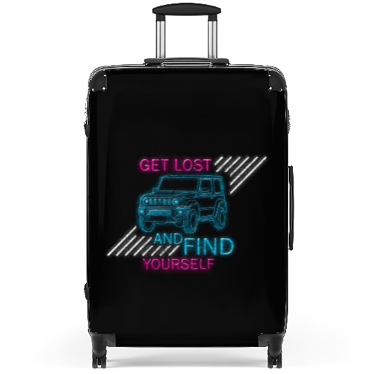Retro Neon Art 80S Dj Suitcases