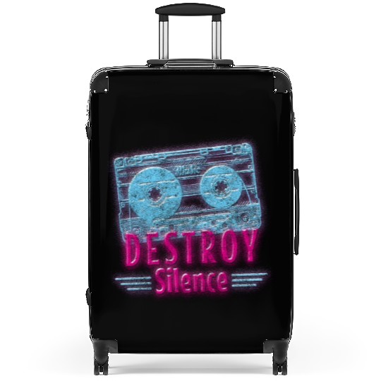 Retro Disco Nerd Old School Suitcases