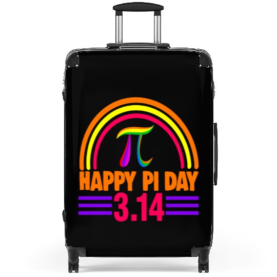 happty pi day Suitcases