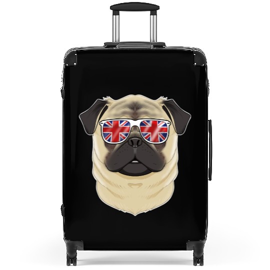 Pug UK Sunglasses I English Flag I Union Jack Suitcases