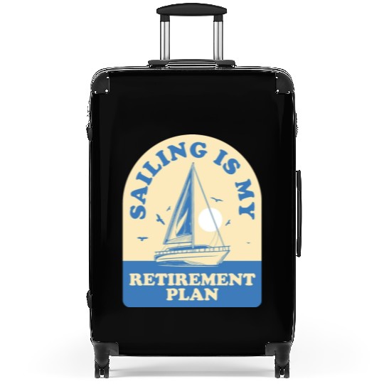 Sail Retirement Funny Sailing Gift Suitcases
