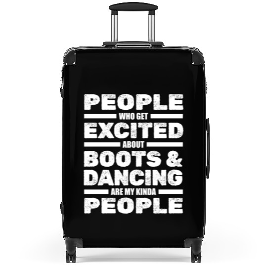 Line Dancing Western Country Dance Suitcases