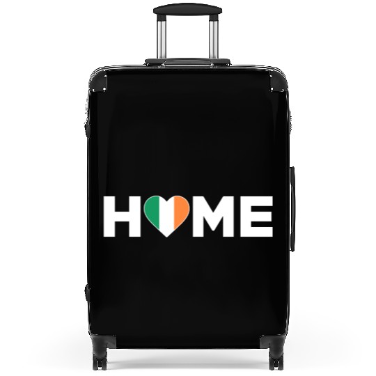 Ireland Home Country Irish Flag Ireland Heart Suitcases