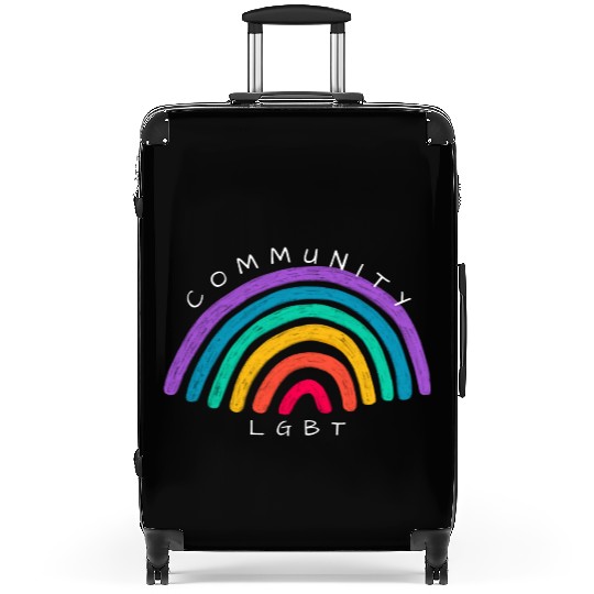 Lgbt community, Pride, rainbow Suitcases