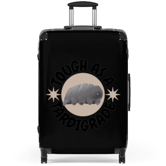tough as a tardigrade,waterbear,science puns Suitcases