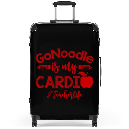 GoNoodle is My Cardio Teacher Life Funny Suitcases