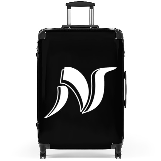 3D letter N logo "White Design" Suitcases