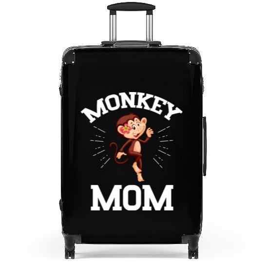 Monkey Mom Mothers Day Best Mama Ever Animal Ape Suitcases