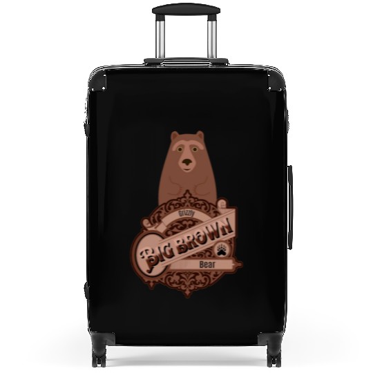 Grizzly bear Suitcases