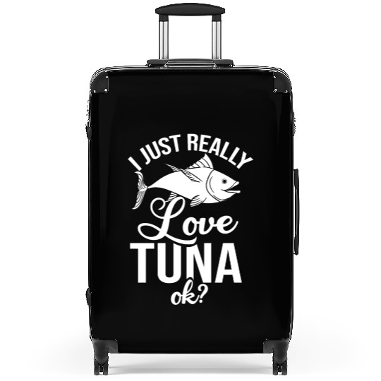 Red Tuna Fish Bluefin Fishing Salad Suitcases