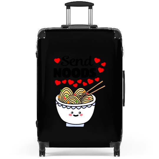 Kawaii Send Noods Love Ramen Noodles Suitcases