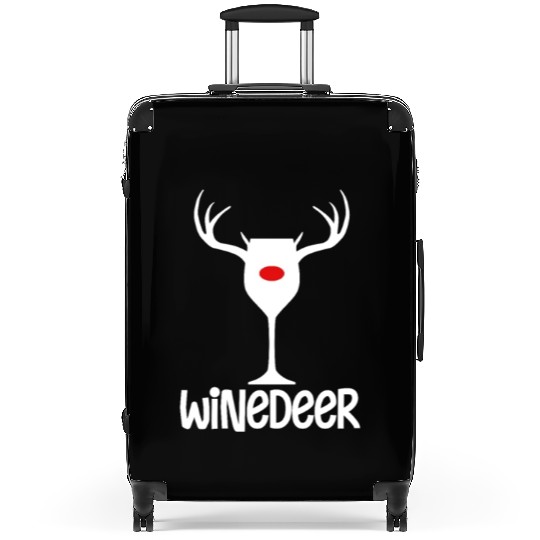 Wine Deer Suitcases
