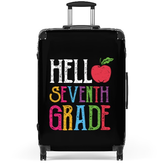 Hello Seventh Grade Back To School Suitcases