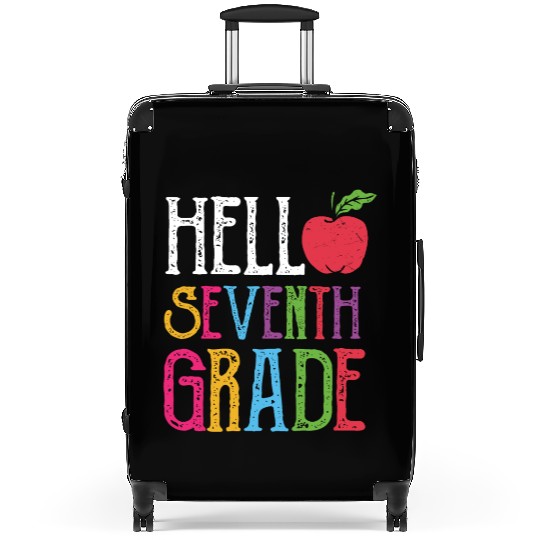 Hello Seventh Grade Back To School Suitcases
