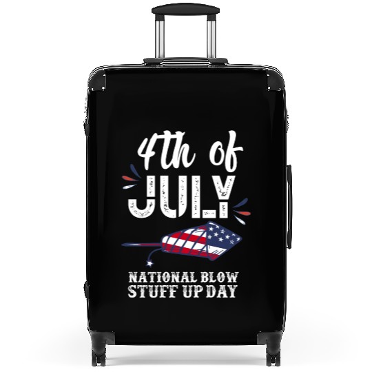July 4th National Fireworks Day Suitcases