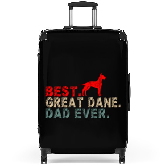 Best Great Dane Dog Dad Vintage Suitcases