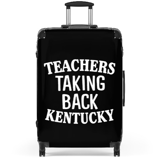 Teachers Taking Back Kentucky Gov Matt Bevin Rubs Suitcases