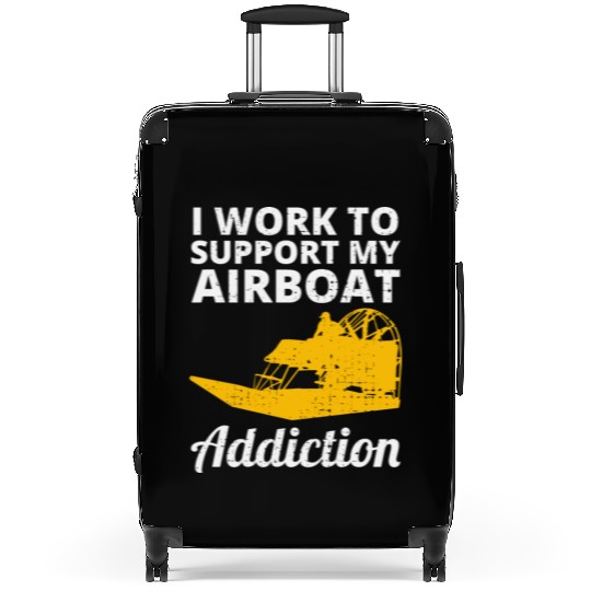 Airboat Fanboat Airboating Planeboat Swamp boat Suitcases