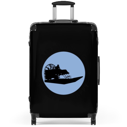 Airboat Fanboat Airboating Planeboat Swamp boat Suitcases