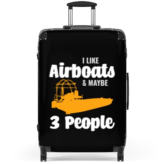 Airboat Fanboat Airboating Planeboat Swamp boat Suitcases