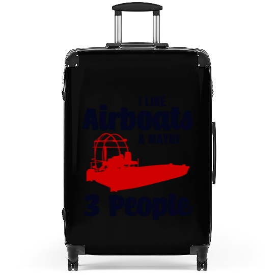 Airboat Fanboat Airboating Planeboat Swamp boat Suitcases