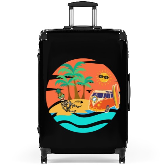 Road trip skeleton Suitcases