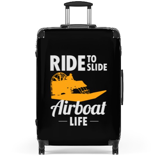Airboat Fanboat Airboating Swamp boat Race Ride Suitcases