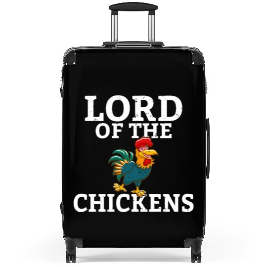 Lord of the Chickens chicken lover farmer rooster Suitcases