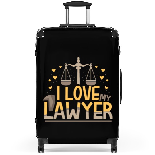I Love My Lawyer Graduation Law Attorney Advocate Suitcases