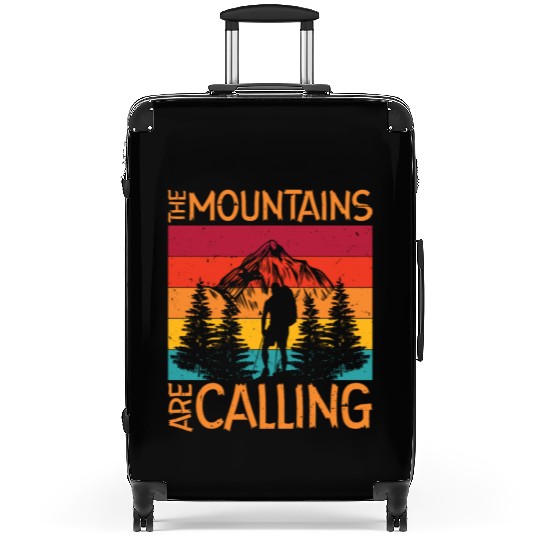 The Mountains are Calling Outdoor Mountain Hiking Suitcases
