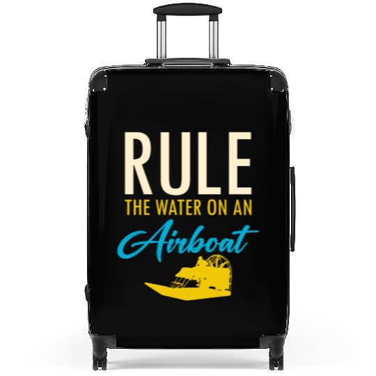 Airboat Fanboat Airboating Planeboat Swamp boat Suitcases