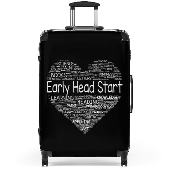 Team Early Head Start Heart Back To School Funny Suitcases