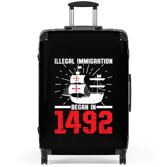 Anti Columbus Day Suitcases