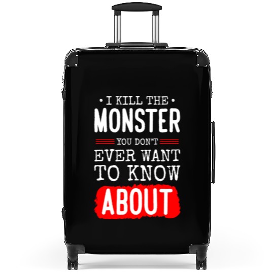 Evil Cute Little Sister Brother Suitcases