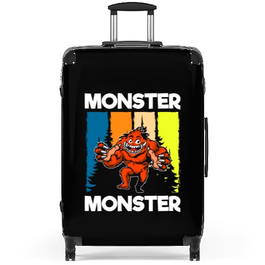 Monster Colorful Big Sister Suitcases
