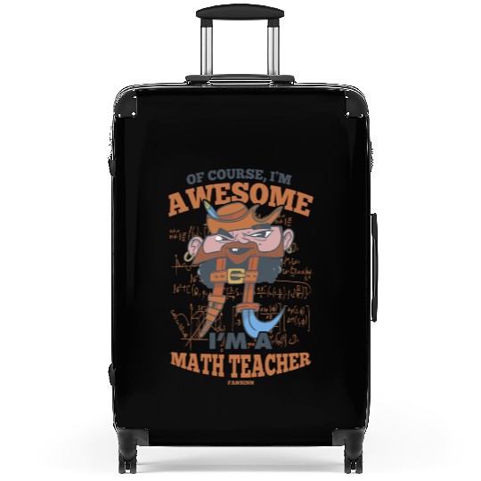 Mathematics math mathematician math teacher gift Suitcases