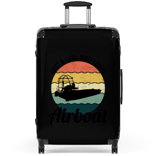 Airboat Fanboat Airboating Planeboat Swamp boat Suitcases