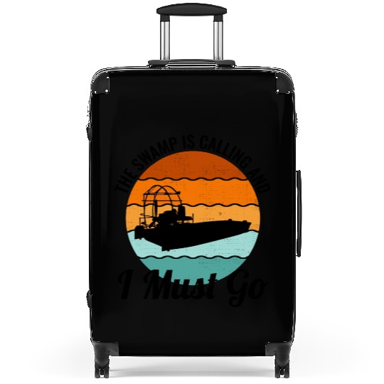 Airboat Fanboat Airboating Planeboat Swamp boat Suitcases