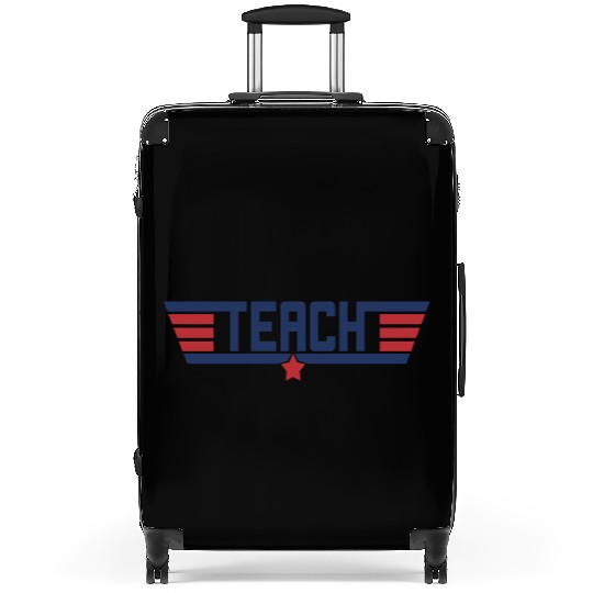Teach Teacher Back To School 4th Of July Suitcases
