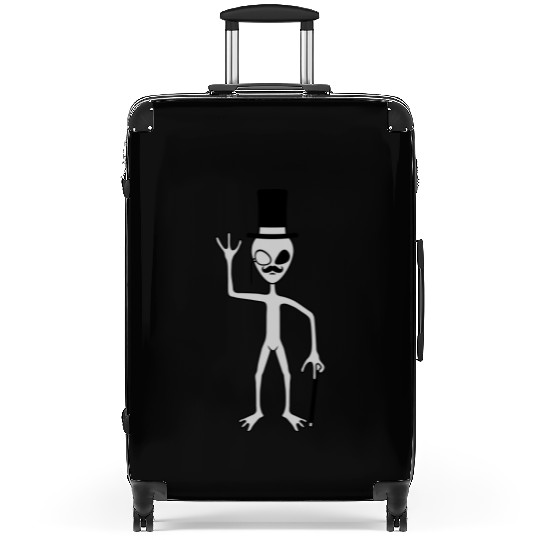 Sir alien waving friendly Suitcases